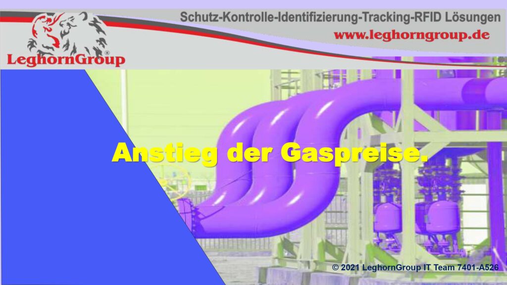 Anstieg der Gaspreise